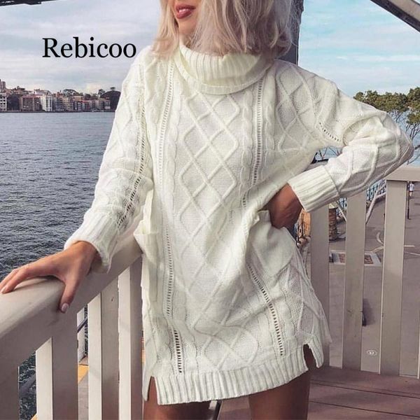 casual dresses rebicoo 2021 winter women sweater knit turtleneck warm long sleeve pocket mini dress fashion, Black;gray
casual dresses rebicoo 2021 winter women sweater knit turtleneck warm long sleeve pocket mini dress fashion, Black;gray