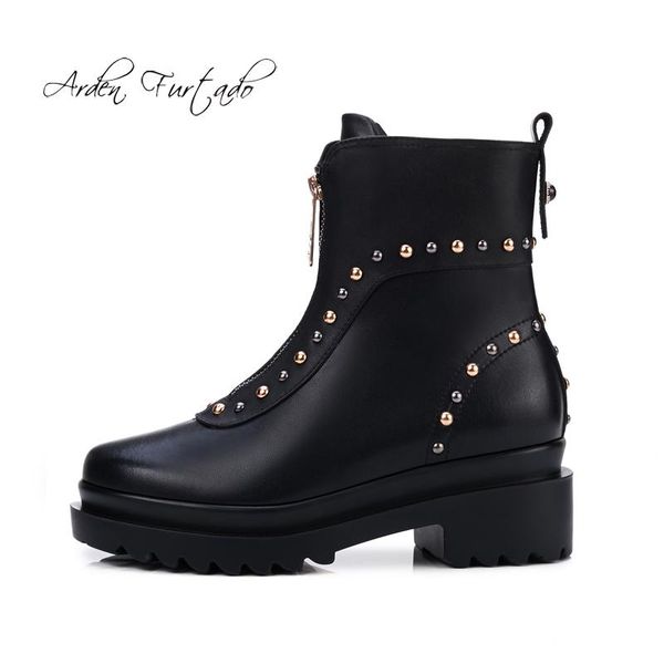 boots arden furtado 2021 spring autumn winter platform rivets front zipper wedges motorcyscle ankle women's casual matin, Black
boots arden furtado 2021 spring autumn winter platform rivets front zipper wedges motorcyscle ankle women's casual matin, Black