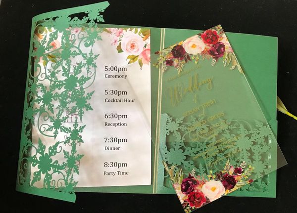 laser cut wedding invitation covers,acrylic wedding invitation,10sets custom acrylic invitations,printed menu cards
laser cut wedding invitation covers,acrylic wedding invitation,10sets custom acrylic invitations,printed menu cards