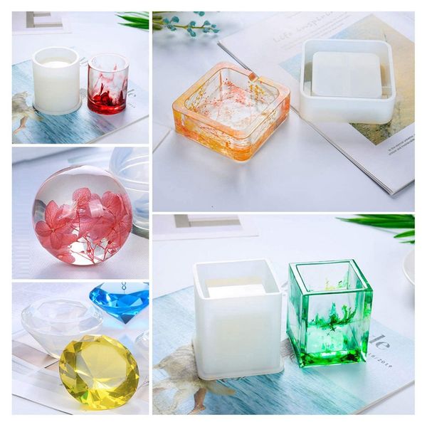 97 pcs resin silicone molds set epoxy casting art molds includes square cylinder squareround diamondpendant molds
97 pcs resin silicone molds set epoxy casting art molds includes square cylinder squareround diamondpendant molds