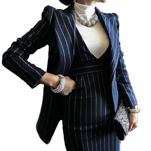 women's suits & blazers autumn and winter self - cultivation career jacket sleeveless vest package hip dress skirt sets of two-, White;black
women's suits & blazers autumn and winter self - cultivation career jacket sleeveless vest package hip dress skirt sets of two-, White;black