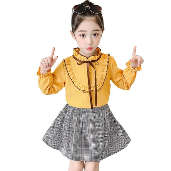 clothing sets children clothes blouse + plaid skirt for girls spring autumn kids casual style children's tracksuit, White
clothing sets children clothes blouse + plaid skirt for girls spring autumn kids casual style children's tracksuit, White