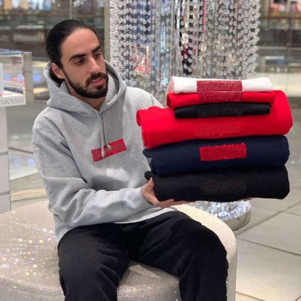 dream hoodies european and american fashion brand s home x box crystal diamond embroidery casual loose hoodie for men and women, Black
dream hoodies european and american fashion brand s home x box crystal diamond embroidery casual loose hoodie for men and women, Black
