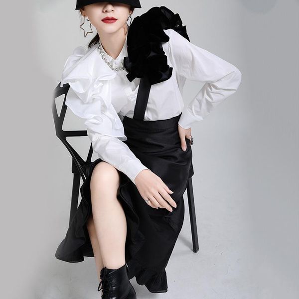 irregular stitching skirt black women lace detachable versatile two wear one shoulder skirt plus size long corset
irregular stitching skirt black women lace detachable versatile two wear one shoulder skirt plus size long corset