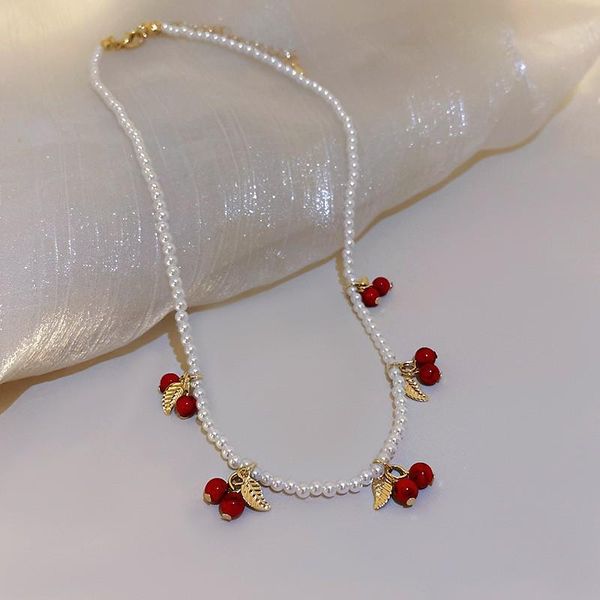 pendant necklaces 2021 fashion fresh sweet pearl jewelry contracted korean lovely trend elegant women short necklace, Silver
pendant necklaces 2021 fashion fresh sweet pearl jewelry contracted korean lovely trend elegant women short necklace, Silver