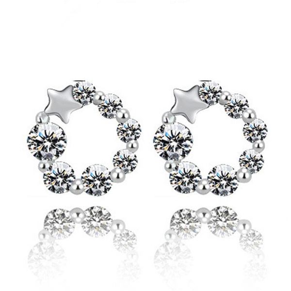 stud 100% 925 sterling silver fashion shiny crystal star flower ladies`stud earrings jewelry women anti allergy drop, Golden;silver
stud 100% 925 sterling silver fashion shiny crystal star flower ladies`stud earrings jewelry women anti allergy drop, Golden;silver