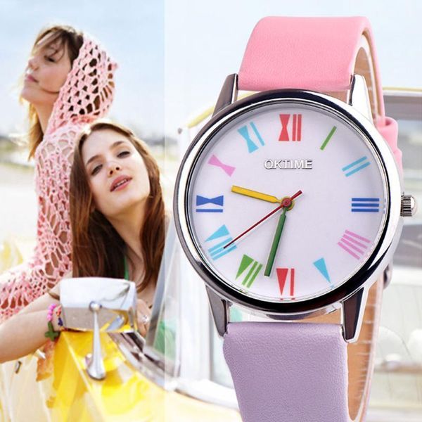 quartz wrist watch with durable pu leather strap colored pointer scale casual xrq88 wristwatches, Slivery;brown
quartz wrist watch with durable pu leather strap colored pointer scale casual xrq88 wristwatches, Slivery;brown