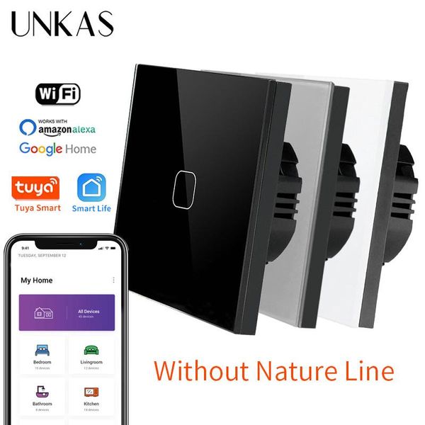 smart home control unkas crystal glass panel eu/uk standard 1/2/3 gang wall light touch switch tuya/smart life wireless
smart home control unkas crystal glass panel eu/uk standard 1/2/3 gang wall light touch switch tuya/smart life wireless