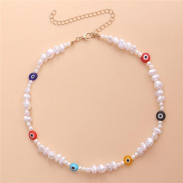 chains 2021 women kpop jewelry white pearl statemen necklace for choker beaded necklaces charm female party accessories, Silver
chains 2021 women kpop jewelry white pearl statemen necklace for choker beaded necklaces charm female party accessories, Silver