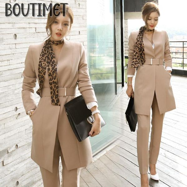 women's two piece pants 2021 women autumn winter blazer set outfits office lady v neck slim waist suits coat & high pencil, White
women's two piece pants 2021 women autumn winter blazer set outfits office lady v neck slim waist suits coat & high pencil, White