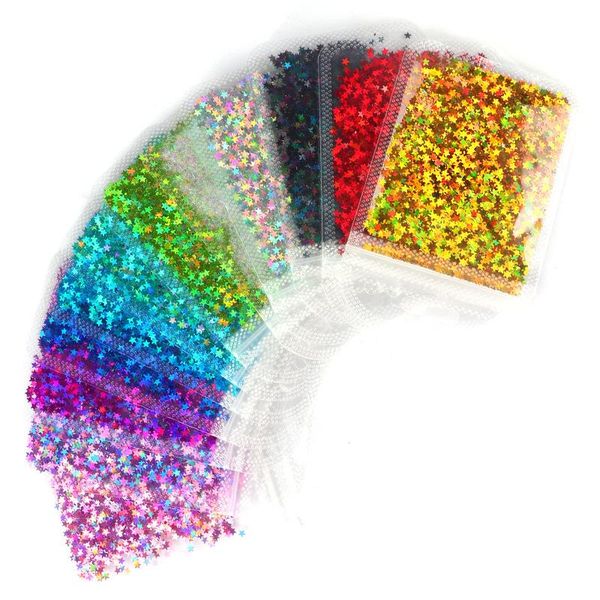 nail glitter 1pc holographic stars sequins holo confetti rainbow color art flake for decoration polish, Silver;gold
nail glitter 1pc holographic stars sequins holo confetti rainbow color art flake for decoration polish, Silver;gold