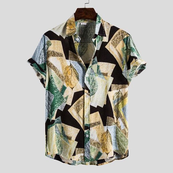 men's casual shirts summer fashion shirt lapel leaf print breathable plus size short sleeve hawaiian beach vacation man clothes, White;black
men's casual shirts summer fashion shirt lapel leaf print breathable plus size short sleeve hawaiian beach vacation man clothes, White;black