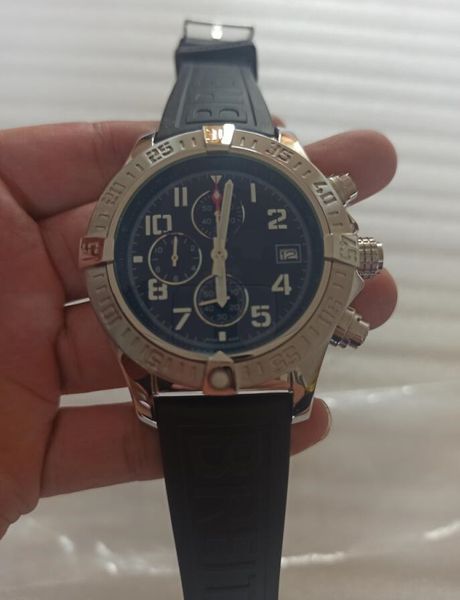 est fashion super black rubber avenger ii 1884 designer watch mans quartz mechanical movement full working watches, Slivery;brown
est fashion super black rubber avenger ii 1884 designer watch mans quartz mechanical movement full working watches, Slivery;brown