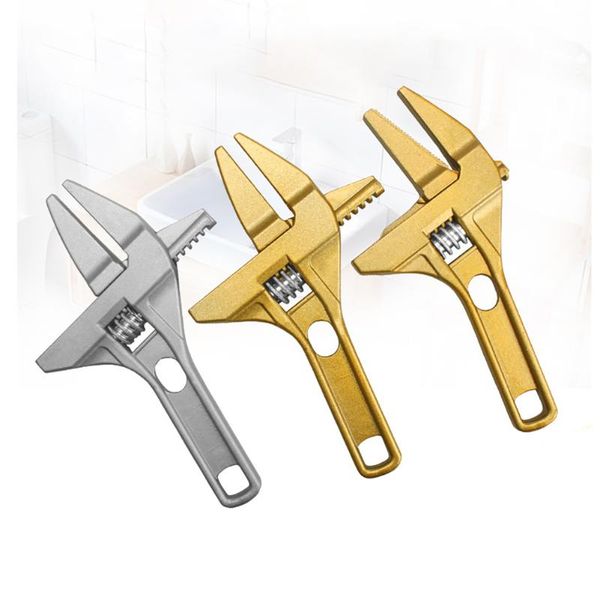 hand tools aluminum alloy adjustable wrench multitool universal key nut steel bathroom water pipe filter opening wrenches
hand tools aluminum alloy adjustable wrench multitool universal key nut steel bathroom water pipe filter opening wrenches
