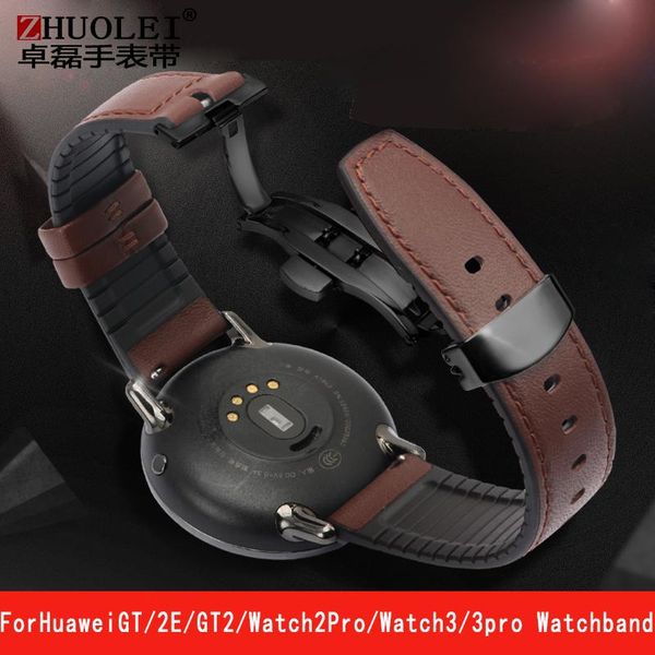watch bands leather+waterproof silicone strap for huawei gt2/gt/watch3/3pro honor men bracelet watchband accessory 22mm quick release, Black;brown
watch bands leather+waterproof silicone strap for huawei gt2/gt/watch3/3pro honor men bracelet watchband accessory 22mm quick release, Black;brown