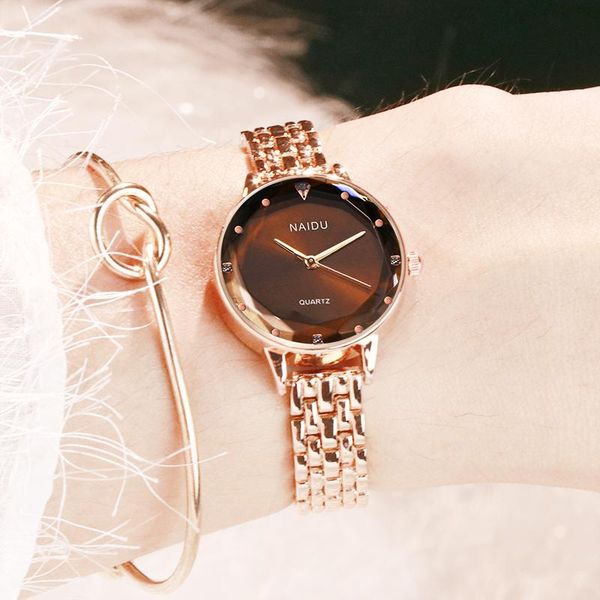 wristwatches fashion smallwatches ladies bracelet watch zegarek damski quartz naidu rose gold dress wrist clock montre femme, Slivery;brown
wristwatches fashion smallwatches ladies bracelet watch zegarek damski quartz naidu rose gold dress wrist clock montre femme, Slivery;brown