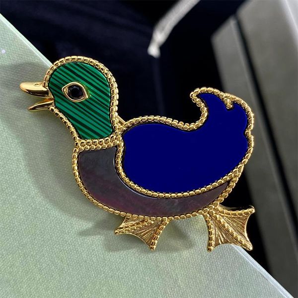pins, brooches cute duck for women fashion gold color with natural green and royal blue stone coat pins lady'd gift brooch jewelry, Gray
pins, brooches cute duck for women fashion gold color with natural green and royal blue stone coat pins lady'd gift brooch jewelry, Gray