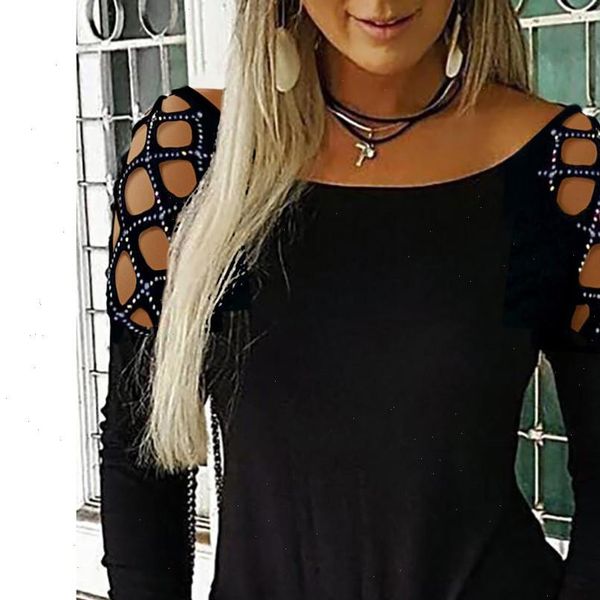 women long sleeve blouse women fashion crew neck hollow out studded long sleeve shirts casual 2021 plus size tee, White
women long sleeve blouse women fashion crew neck hollow out studded long sleeve shirts casual 2021 plus size tee, White