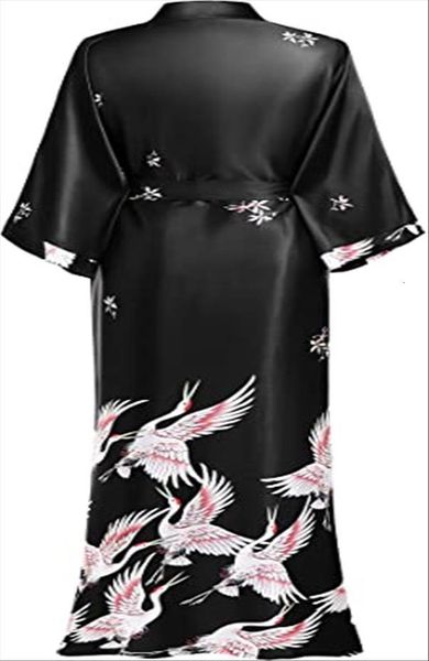 satin brides wedding robe women sleepwear silky nightgown casual bathrobe animal rayon long kimono, Black;red
satin brides wedding robe women sleepwear silky nightgown casual bathrobe animal rayon long kimono, Black;red