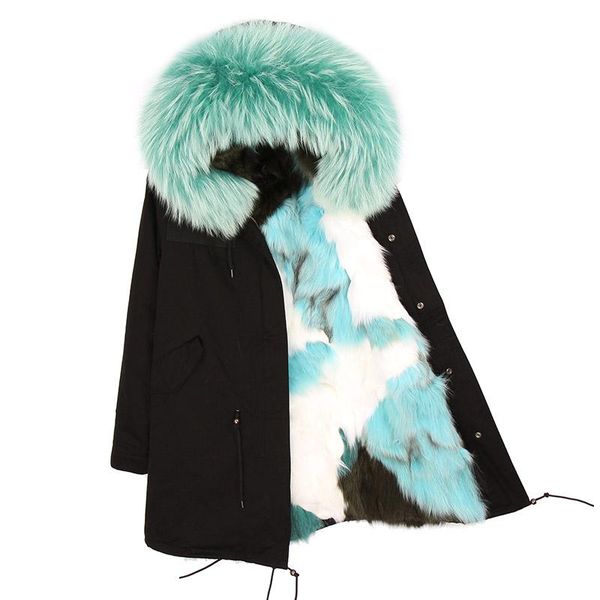 women's fur & faux 2021 mink coat maomaokong women long jacket coats winter thickening parkas, Black
women's fur & faux 2021 mink coat maomaokong women long jacket coats winter thickening parkas, Black
