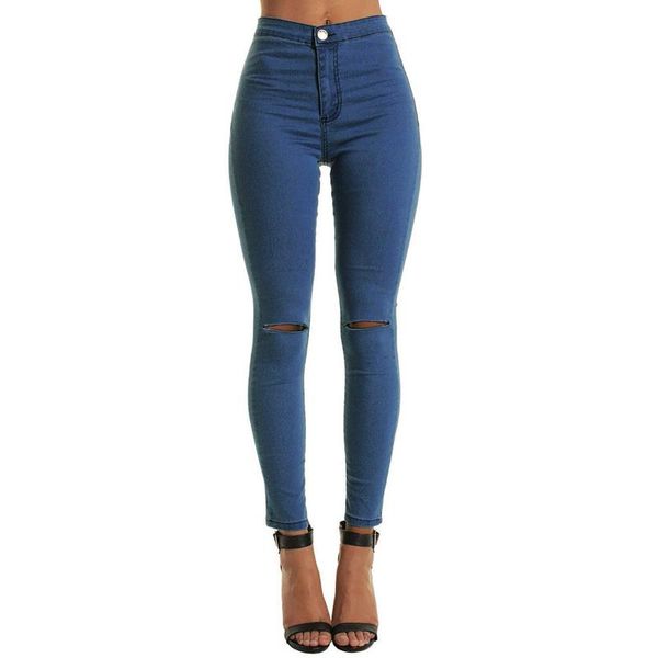women's jeans women casual slim solid hole zippers skinny pants daily trousers trendy denim ankle-length ladies, Blue
women's jeans women casual slim solid hole zippers skinny pants daily trousers trendy denim ankle-length ladies, Blue