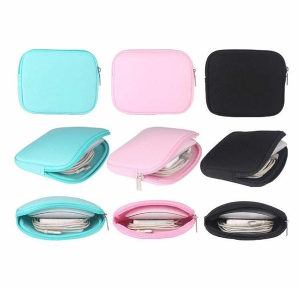universal storage bag case for earphone cellphone usb cable mouse organizer