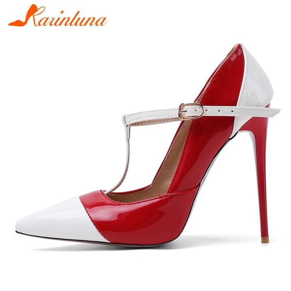 dress shoes karin brand design ladies 2021 shallow high heel pumps pointed toe t-strap women mixed-color woman, Black
dress shoes karin brand design ladies 2021 shallow high heel pumps pointed toe t-strap women mixed-color woman, Black