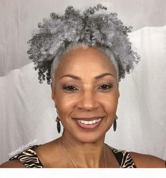natural silver grey human hair ponytail extension 10-20inch short high gray ponytail updo natural hair puff hair piece salt and pepper, Black
natural silver grey human hair ponytail extension 10-20inch short high gray ponytail updo natural hair puff hair piece salt and pepper, Black