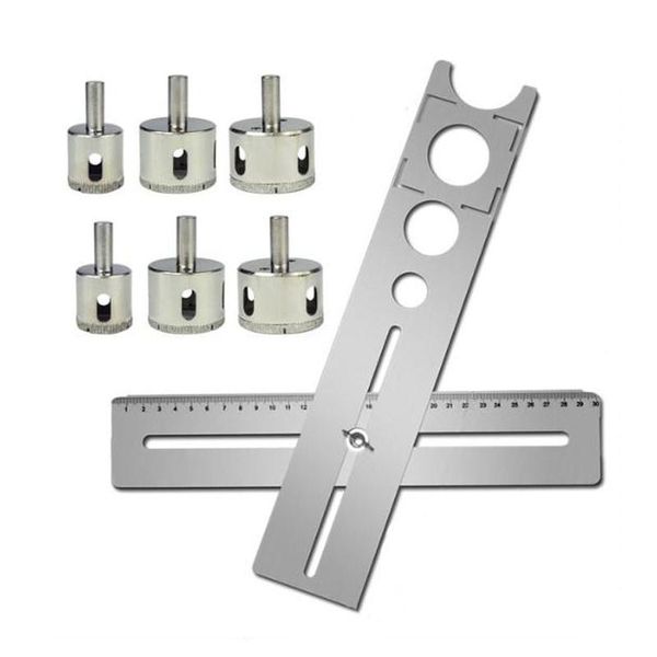 professional drill bits adjustable tile locator to wall marking position ruler ceramic hole cutter marble opener construction tool
professional drill bits adjustable tile locator to wall marking position ruler ceramic hole cutter marble opener construction tool