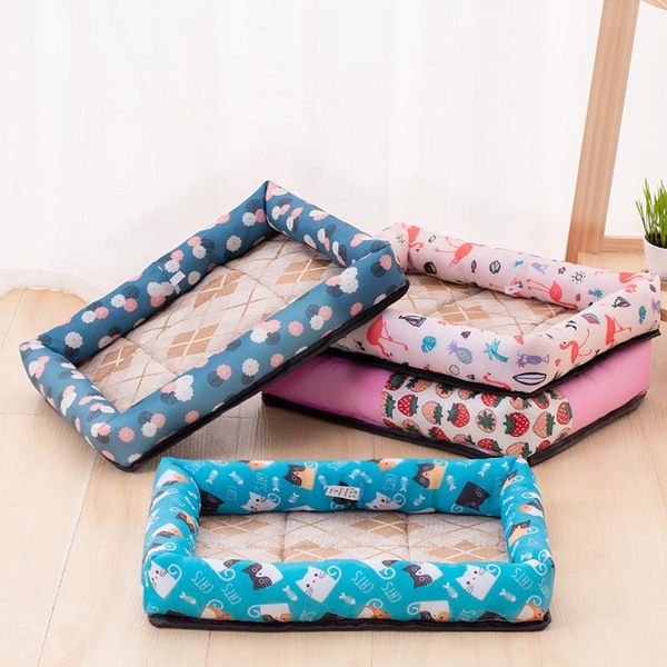 kennels & pens 2021 summer pet supplies bed s/m/l ice silk dog mat cooling pad for dogs cat blanket sofa breathable
kennels & pens 2021 summer pet supplies bed s/m/l ice silk dog mat cooling pad for dogs cat blanket sofa breathable