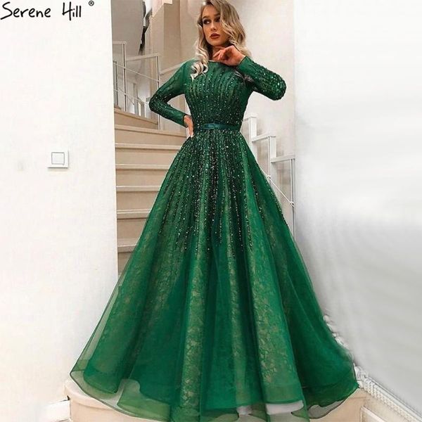 party dresses serene hill muslim green luxury evening dress 2021 a-line beading long sleeves women formal wear gown cla70927, White;black
party dresses serene hill muslim green luxury evening dress 2021 a-line beading long sleeves women formal wear gown cla70927, White;black