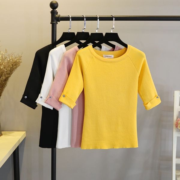 silk-style ice half-sleeved t-shirt of women new short settlement shirt short-shirt collar-long thin sleeves pggq, White
silk-style ice half-sleeved t-shirt of women new short settlement shirt short-shirt collar-long thin sleeves pggq, White