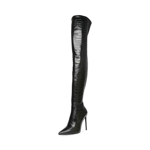 boots stone pattern lady over-the-knee fashion zipper autumn winter knight thin high-heel large size women shoes, Black
boots stone pattern lady over-the-knee fashion zipper autumn winter knight thin high-heel large size women shoes, Black