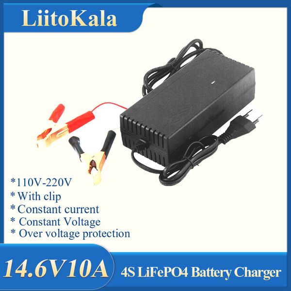 liitokala output 14.6v 10a for 12v lifepo4 battery charger with eu us plug clips charge dc adapter input 100-240v clip head
liitokala output 14.6v 10a for 12v lifepo4 battery charger with eu us plug clips charge dc adapter input 100-240v clip head
