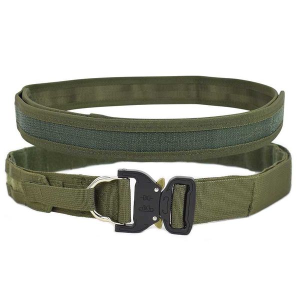 tactical molle belt outdoor army fighter cs wargame heavy duty double layer shooter hiking hunting nylon belts, Black;gray
tactical molle belt outdoor army fighter cs wargame heavy duty double layer shooter hiking hunting nylon belts, Black;gray