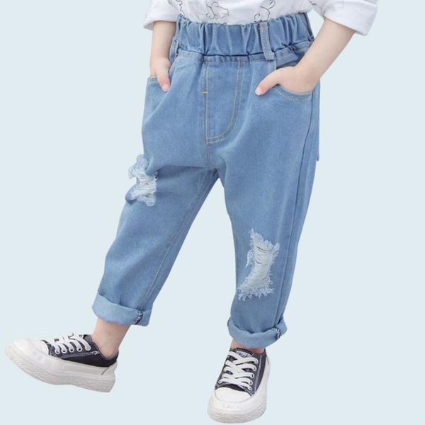 jeans girls full length toddler girl ripped long sleeve patchwork kid clothes, Blue
jeans girls full length toddler girl ripped long sleeve patchwork kid clothes, Blue