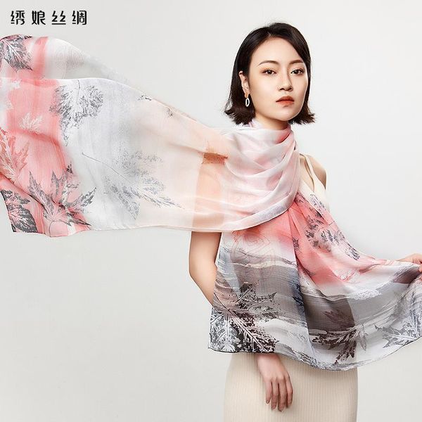 silk scarves with western style in the spring and autumn fashion female joker mulberry silk suzhou long colorful towel, Blue;gray
silk scarves with western style in the spring and autumn fashion female joker mulberry silk suzhou long colorful towel, Blue;gray