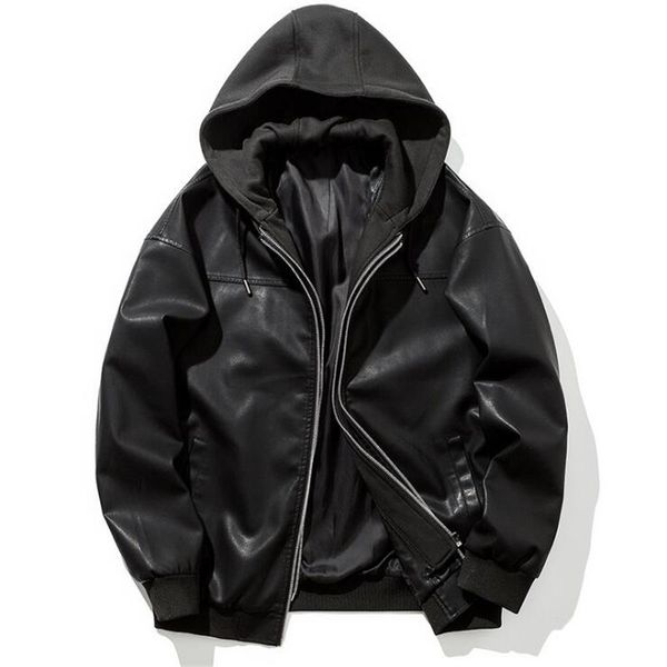 tang cool 3xl new hat for fashionable youth locomotive korean version loose hated men's leather jacket 2osi, Black
tang cool 3xl new hat for fashionable youth locomotive korean version loose hated men's leather jacket 2osi, Black