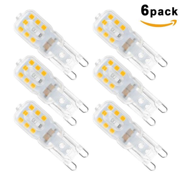 light beads kingso 6 pack led bulb g9 5w energy saving equivalent 30w lamp halogen/incandescent corn 360 ° beam angle 400lm warm white
light beads kingso 6 pack led bulb g9 5w energy saving equivalent 30w lamp halogen/incandescent corn 360 ° beam angle 400lm warm white