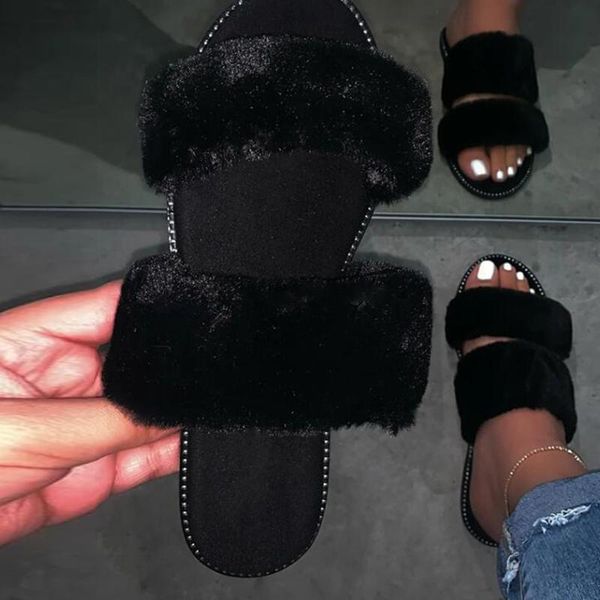 women summer slippers fur plush leopard ladies flats women's slides outdoor casual soft comfortable female woman shoes, Black
women summer slippers fur plush leopard ladies flats women's slides outdoor casual soft comfortable female woman shoes, Black