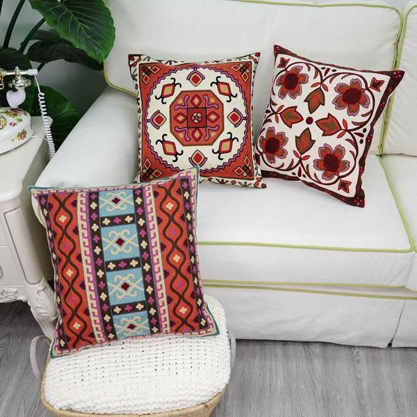 cushion/decorative pillow embroidery throw covers 18x18 inch nordic style case for couch bed living room chair cotton floral cushion cover
cushion/decorative pillow embroidery throw covers 18x18 inch nordic style case for couch bed living room chair cotton floral cushion cover