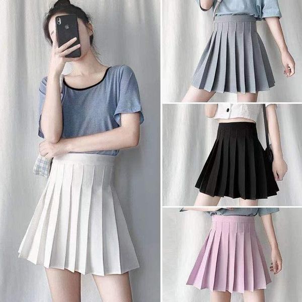 skirts pleated skirt short female summer solid color anti-glare college style high waist korean black and white a-line
skirts pleated skirt short female summer solid color anti-glare college style high waist korean black and white a-line