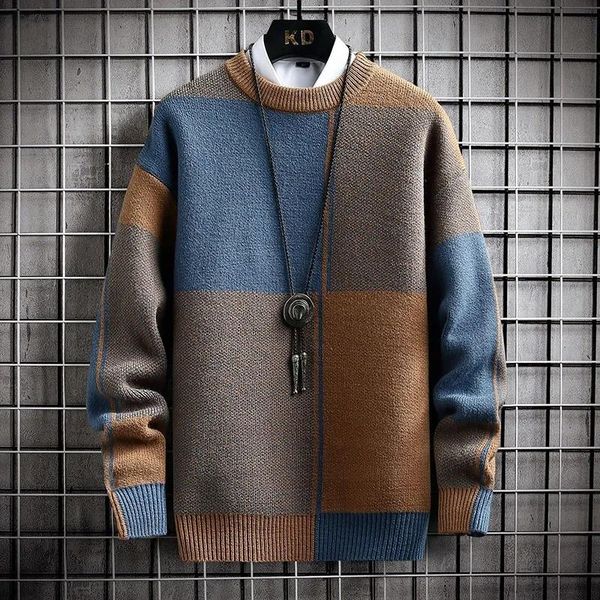 men's sweaters patchwork pullover 2021 half street winter turtleneck warm sweater men mens autumn casual loose knitted, White;black
men's sweaters patchwork pullover 2021 half street winter turtleneck warm sweater men mens autumn casual loose knitted, White;black