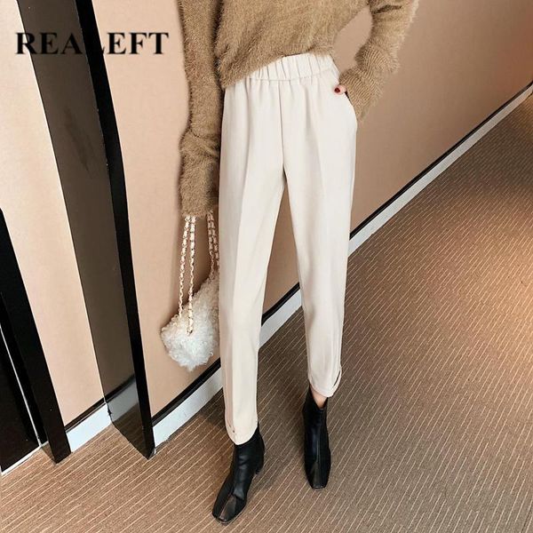 women's pants & capris realeft 2021 spring women fashion harem casual loose elastic high waist korean style chic trousers pocket female, Black;white
women's pants & capris realeft 2021 spring women fashion harem casual loose elastic high waist korean style chic trousers pocket female, Black;white