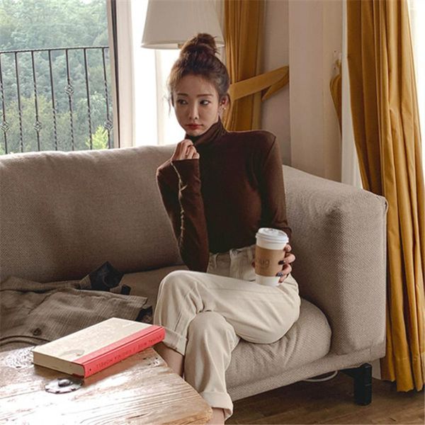 women's t-shirt spring t shirt women elasticity korean style tee woman clothes slim tshirt female skinny long sleeve, White
women's t-shirt spring t shirt women elasticity korean style tee woman clothes slim tshirt female skinny long sleeve, White