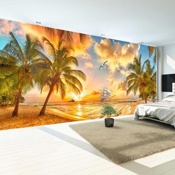 wallpapers drop large custom wall mural non-woven wallpaper beach sunset coconut tree nature landscape for living room
wallpapers drop large custom wall mural non-woven wallpaper beach sunset coconut tree nature landscape for living room