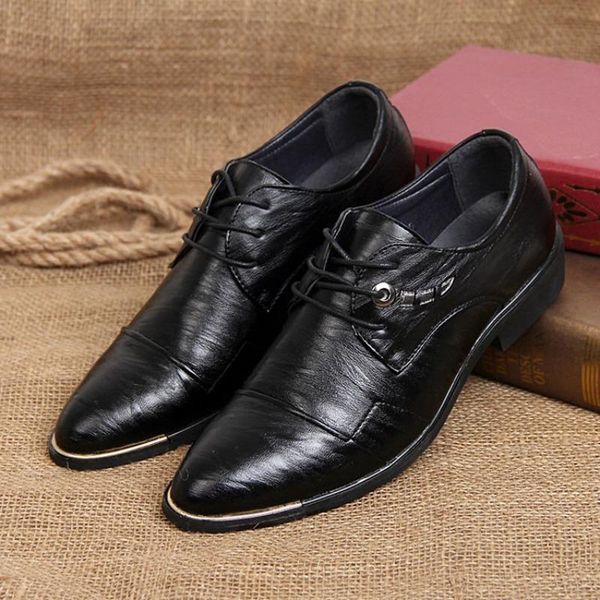 dress shoes mazefeng 2021 men's leather fashion elegant formal wedding men office oxford shoe for lace up, Black
dress shoes mazefeng 2021 men's leather fashion elegant formal wedding men office oxford shoe for lace up, Black