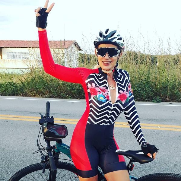 racing sets pro team women's cycling jersey skinsuit long sleeve mountain bicycle clothing set one piece triathlon bike jumpsuit kit, Black;blue
racing sets pro team women's cycling jersey skinsuit long sleeve mountain bicycle clothing set one piece triathlon bike jumpsuit kit, Black;blue