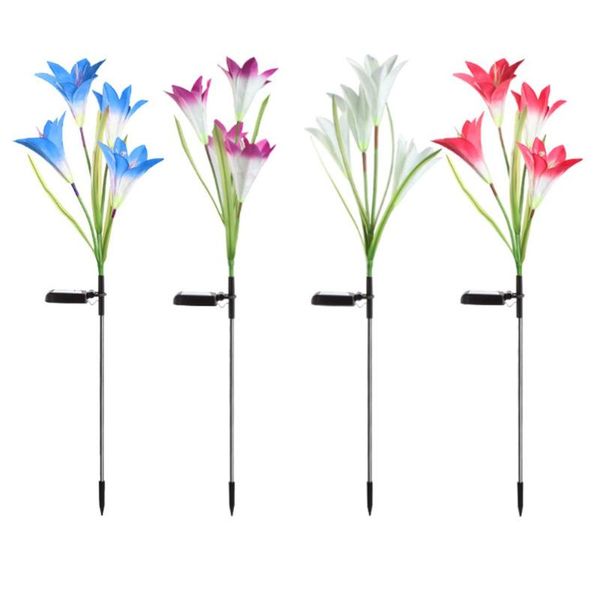 solar lamps 2pcs lights outdoor garden ip65 waterproof lily multi-color for patio decoration
solar lamps 2pcs lights outdoor garden ip65 waterproof lily multi-color for patio decoration