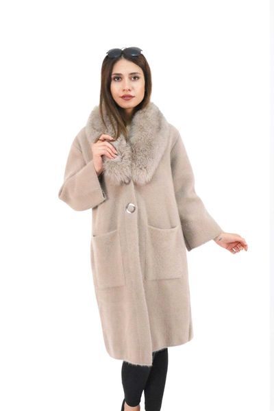 women's fur & faux casual long knitted cardigan collar real women vintage loose sweater coat solid oversized jumper outerwear autumn wi, Black
women's fur & faux casual long knitted cardigan collar real women vintage loose sweater coat solid oversized jumper outerwear autumn wi, Black